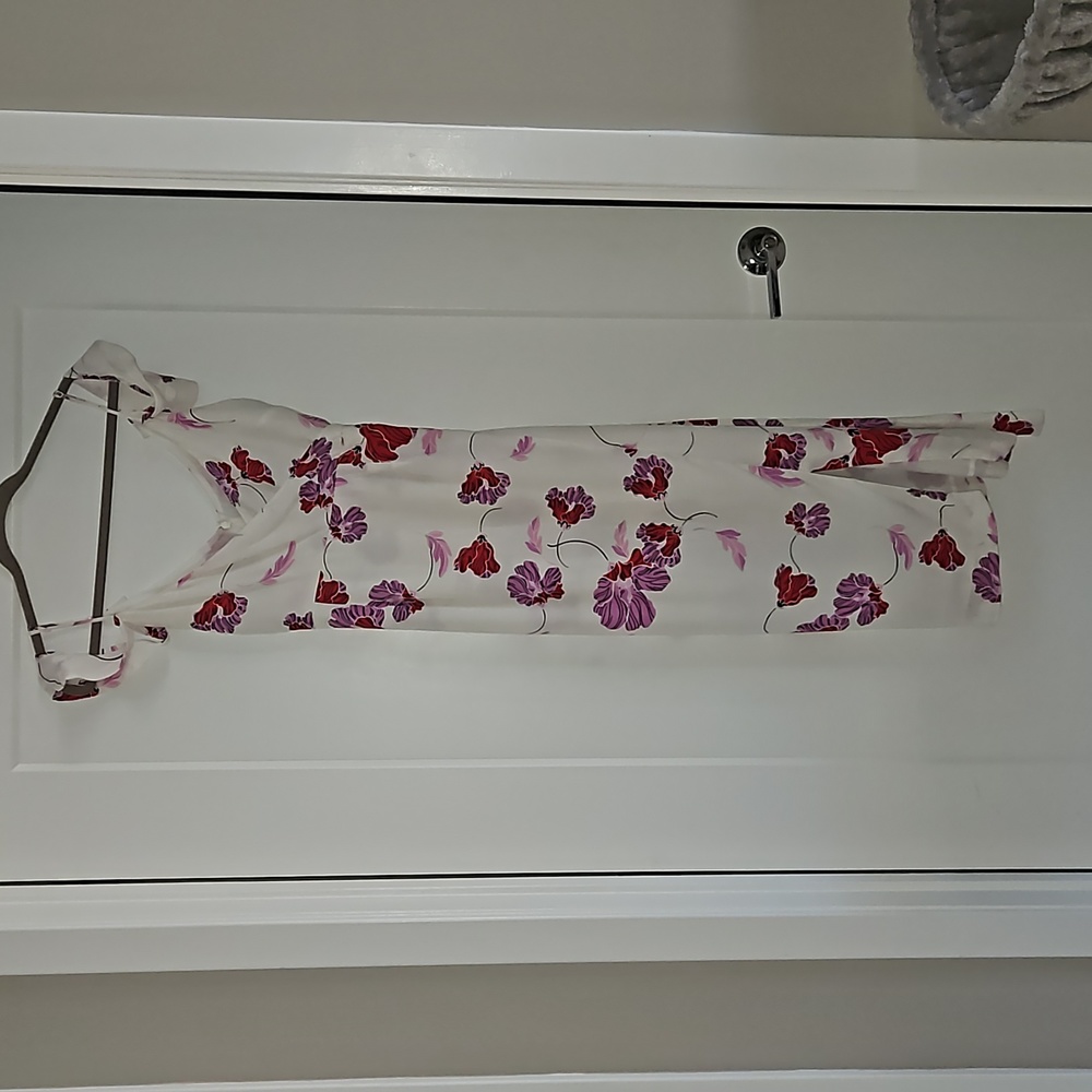 Bardot off shoulder midi with slit